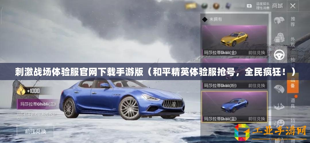 刺激戰(zhàn)場(chǎng)體驗(yàn)服官網(wǎng)下載手游版（和平精英體驗(yàn)服搶號(hào)，全民瘋狂！）