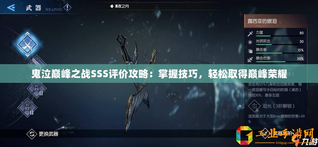 鬼泣巔峰之戰(zhàn)SSS評(píng)價(jià)攻略：掌握技巧，輕松取得巔峰榮耀