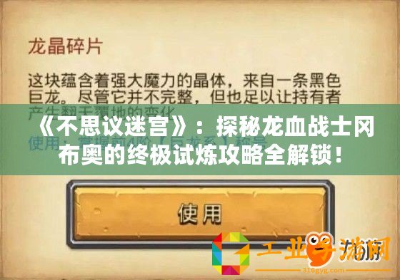 《不思議迷宮》：探秘龍血戰(zhàn)士岡布奧的終極試煉攻略全解鎖！
