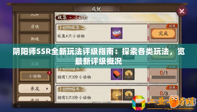 陰陽(yáng)師SSR全新玩法評(píng)級(jí)指南：探索各類玩法，覽最新評(píng)級(jí)概況
